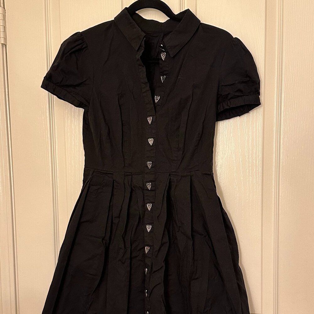 Hell Bunny Size S/M Planchette (Ouija) Button Dress